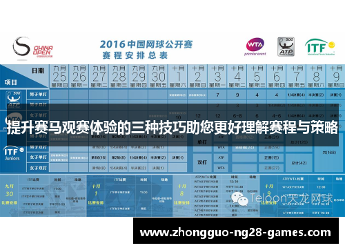 提升赛马观赛体验的三种技巧助您更好理解赛程与策略
